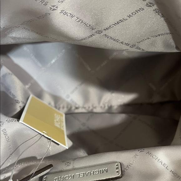 Michael Kors White and Black MK Logo Backpack. NWT main image 10
